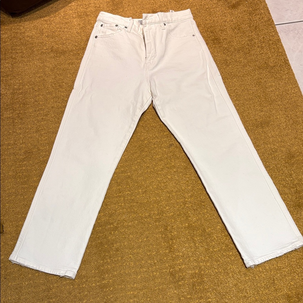 Lucky Brand White Denim Jeans